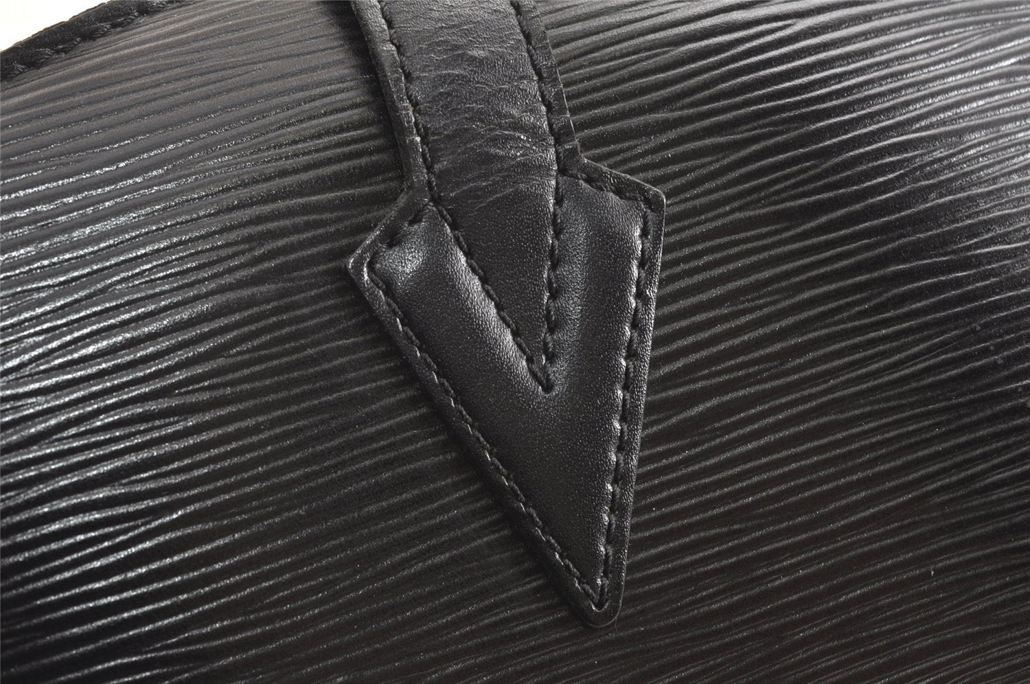 Auth Louis Vuitton Epi Saint Jacques Shopping Shoulder Bag Black M52262 LV 2776K