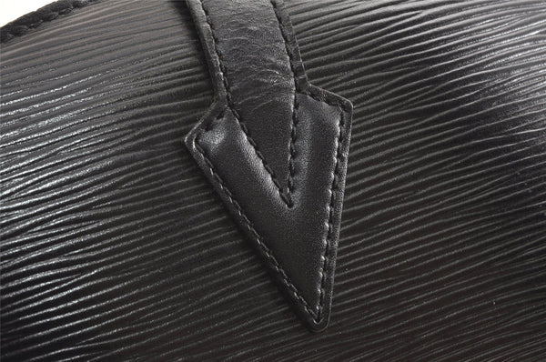 Auth Louis Vuitton Epi Saint Jacques Shopping Shoulder Bag Black M52262 LV 2776K