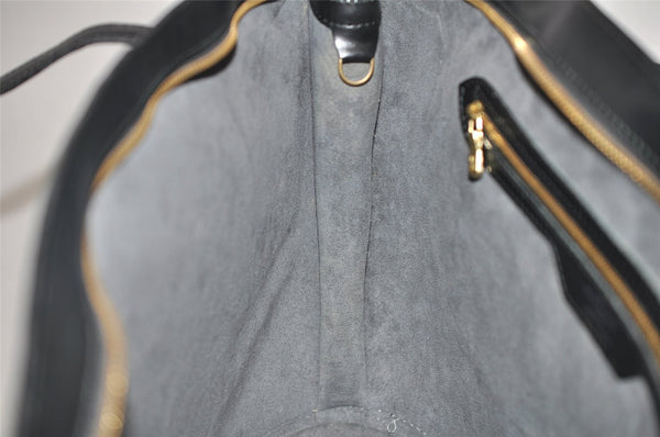 Auth Louis Vuitton Epi Saint Jacques Shopping Shoulder Bag Black M52262 LV 2776K