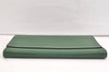 Authentic Louis Vuitton Epi Pochette Enveloppe Document Case M52584 Green 2777K