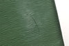 Authentic Louis Vuitton Epi Pochette Enveloppe Document Case M52584 Green 2777K