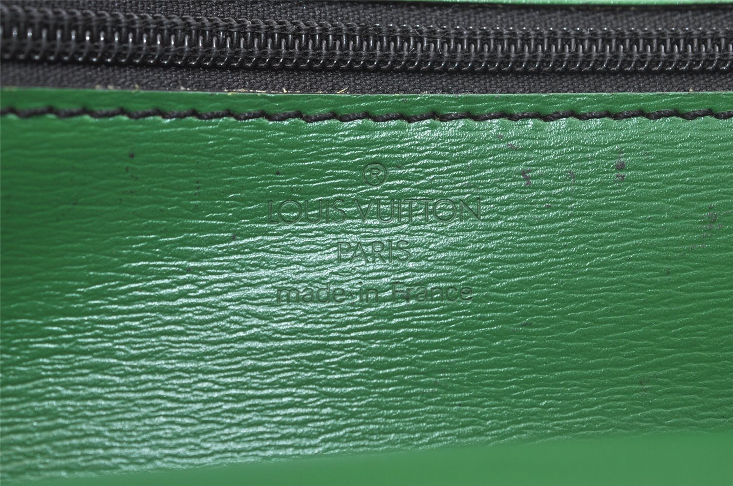 Authentic Louis Vuitton Epi Pochette Enveloppe Document Case M52584 Green 2777K