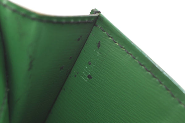 Authentic Louis Vuitton Epi Pochette Enveloppe Document Case M52584 Green 2777K