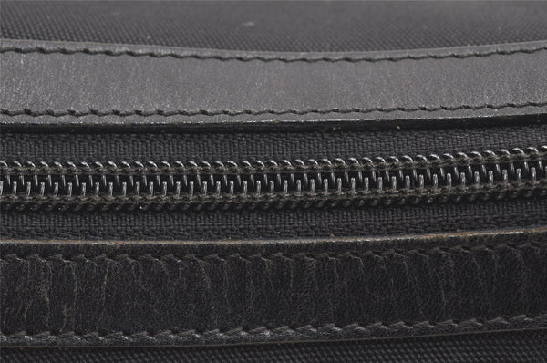 Authentic GUCCI Shoulder Cross Body Bag Purse Nylon Leather 0190433 Black 2778K
