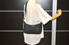 Authentic GUCCI Shoulder Cross Body Bag Purse Nylon Leather 0190433 Black 2778K