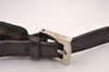 Authentic FENDI Zucca Shoulder Hand Bag Purse Canvas Leather Brown Black 2779I