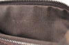 Authentic FENDI Zucca Shoulder Hand Bag Purse Canvas Leather Brown Black 2779I