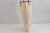 Authentic FENDI Vintage Zucca Shoulder Tote Bag Canvas Leather Beige 2779J