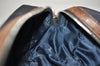 Authentic GUCCI Sherry Line Diamante Clutch Bag Nylon Leather 256637 Navy 2779K