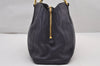 Authentic MIU MIU Vintage Leather 2Way Shoulder Hand Bag Purse Purple 2780J