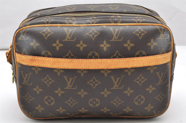 Authentic Louis Vuitton Monogram Reporter PM Shoulder Cross Bag M45254 LV 2781K