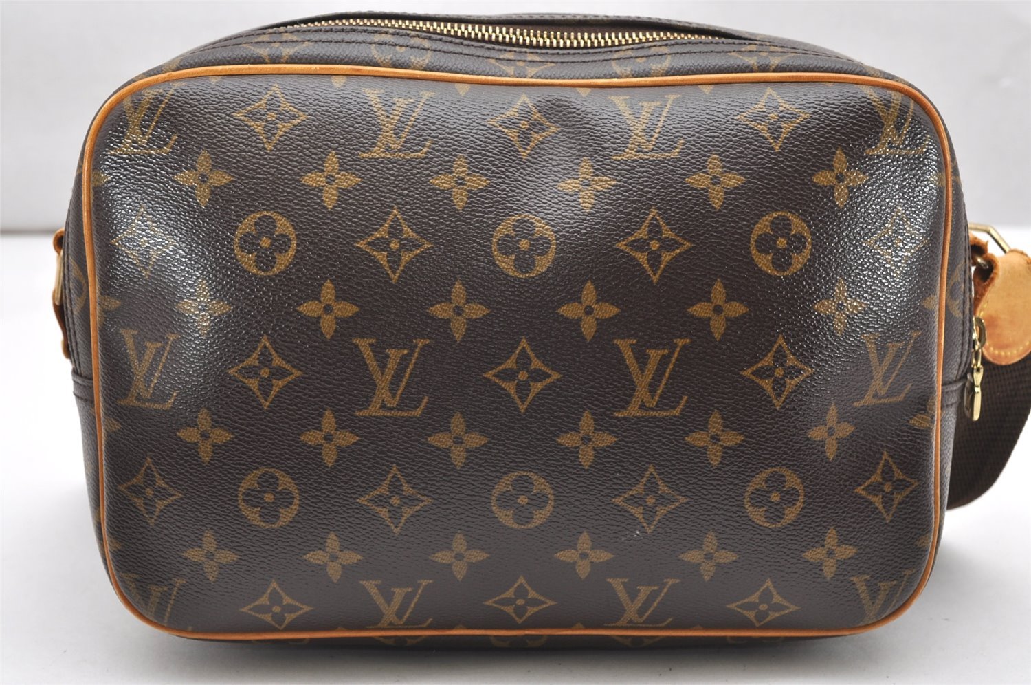 Authentic Louis Vuitton Monogram Reporter PM Shoulder Cross Bag M45254 LV 2781K