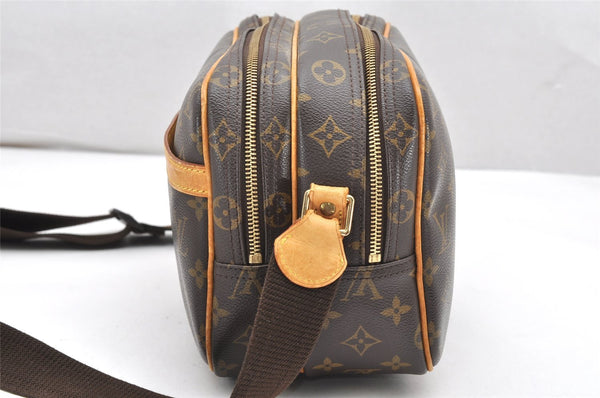 Authentic Louis Vuitton Monogram Reporter PM Shoulder Cross Bag M45254 LV 2781K