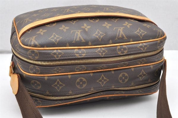 Authentic Louis Vuitton Monogram Reporter PM Shoulder Cross Bag M45254 LV 2781K