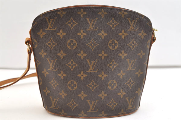 Authentic Louis Vuitton Monogram Drouot Shoulder Cross Body Bag M51290 LV 2782K