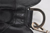 Authentic GUCCI Bamboo Shoulder Tote Bag GG Canvas Leather 0014058 Black 2783I