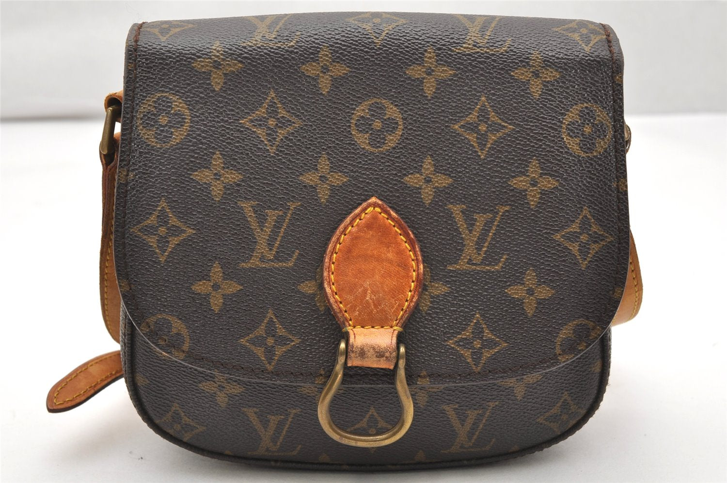 Authentic Louis Vuitton Monogram Saint Cloud MM M51243 Shoulder Cross Bag 2783K