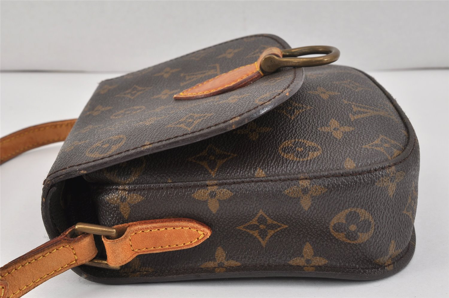 Authentic Louis Vuitton Monogram Saint Cloud MM M51243 Shoulder Cross Bag 2783K