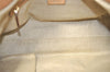 Authentic GUCCI Jackie Flora Shoulder Hand Bag Canvas Leather 145819 White 2784I