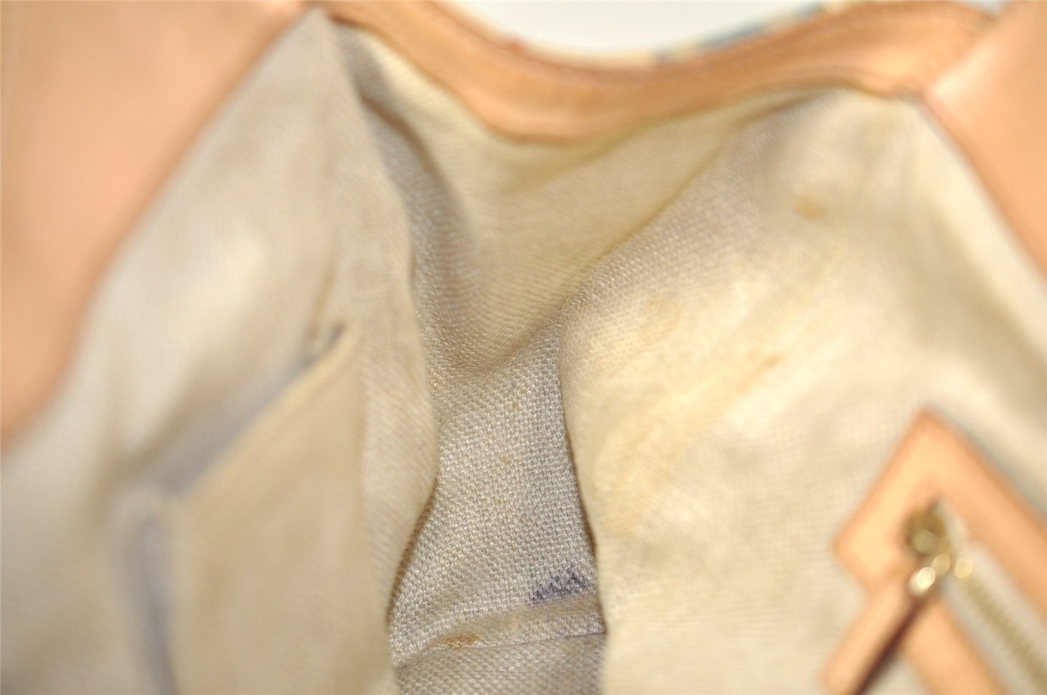 Authentic GUCCI Jackie Flora Shoulder Hand Bag Canvas Leather 145819 White 2784I