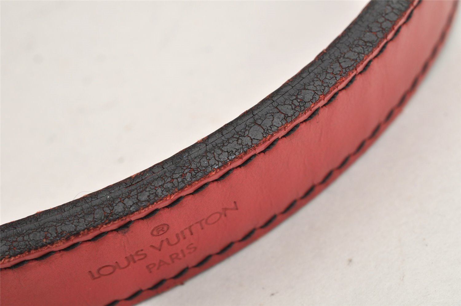 Authentic Louis Vuitton Epi Petit Noe Shoulder Drawstring Bag M44107 Red 2784K