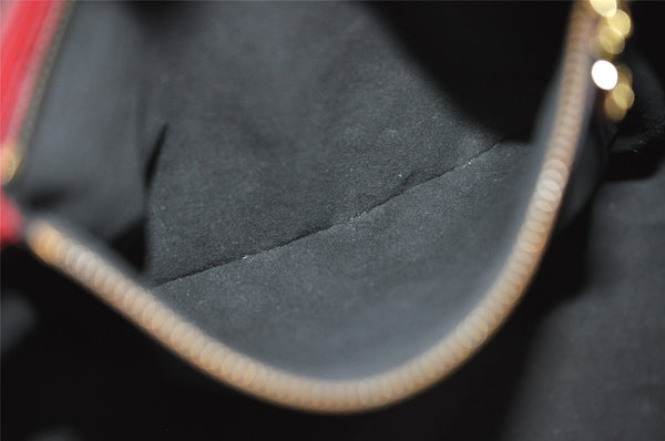 Authentic Louis Vuitton Epi Petit Noe Shoulder Drawstring Bag M44107 Red 2784K