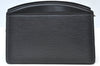Authentic Louis Vuitton Epi Trousse Crete Clutch Bag Black LV Junk 2785H