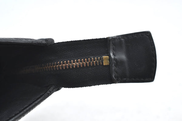 Authentic Louis Vuitton Epi Trousse Crete Clutch Bag Black LV Junk 2785H