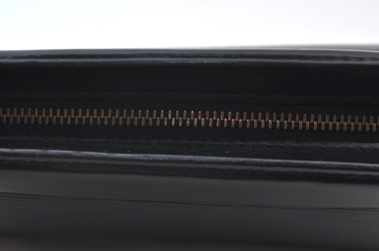 Authentic Louis Vuitton Epi Trousse Crete Clutch Bag Black LV Junk 2785H