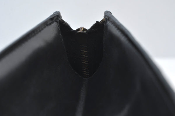 Authentic Louis Vuitton Epi Trousse Crete Clutch Bag Black LV Junk 2785H