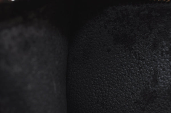 Authentic Louis Vuitton Epi Trousse Crete Clutch Bag Black LV Junk 2785H