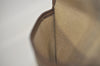Authentic GUCCI Web Sherry Line Clutch Hand Bag Purse GG PVC Leather Brown 2785I