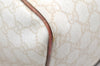 Authentic GUCCI Vintage Hand Boston Bag GG PVC Leather 193603 Beige 2785K