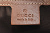 Authentic GUCCI Vintage Hand Boston Bag GG PVC Leather 193603 Beige 2785K