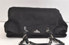 Authentic PRADA Vintage Nylon Tessuto Leather Shoulder Hand Bag Black 2786K