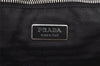 Authentic PRADA Vintage Nylon Tessuto Leather Shoulder Hand Bag Black 2786K