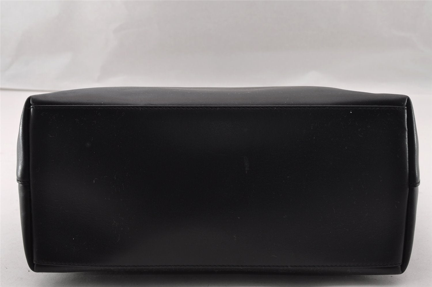 Authentic GUCCI Bamboo Shoulder Hand Bag Purse Leather 0013006 Black 2787I