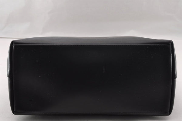 Authentic GUCCI Bamboo Shoulder Hand Bag Purse Leather 0013006 Black 2787I