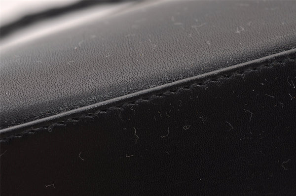 Authentic GUCCI Bamboo Shoulder Hand Bag Purse Leather 0013006 Black 2787I