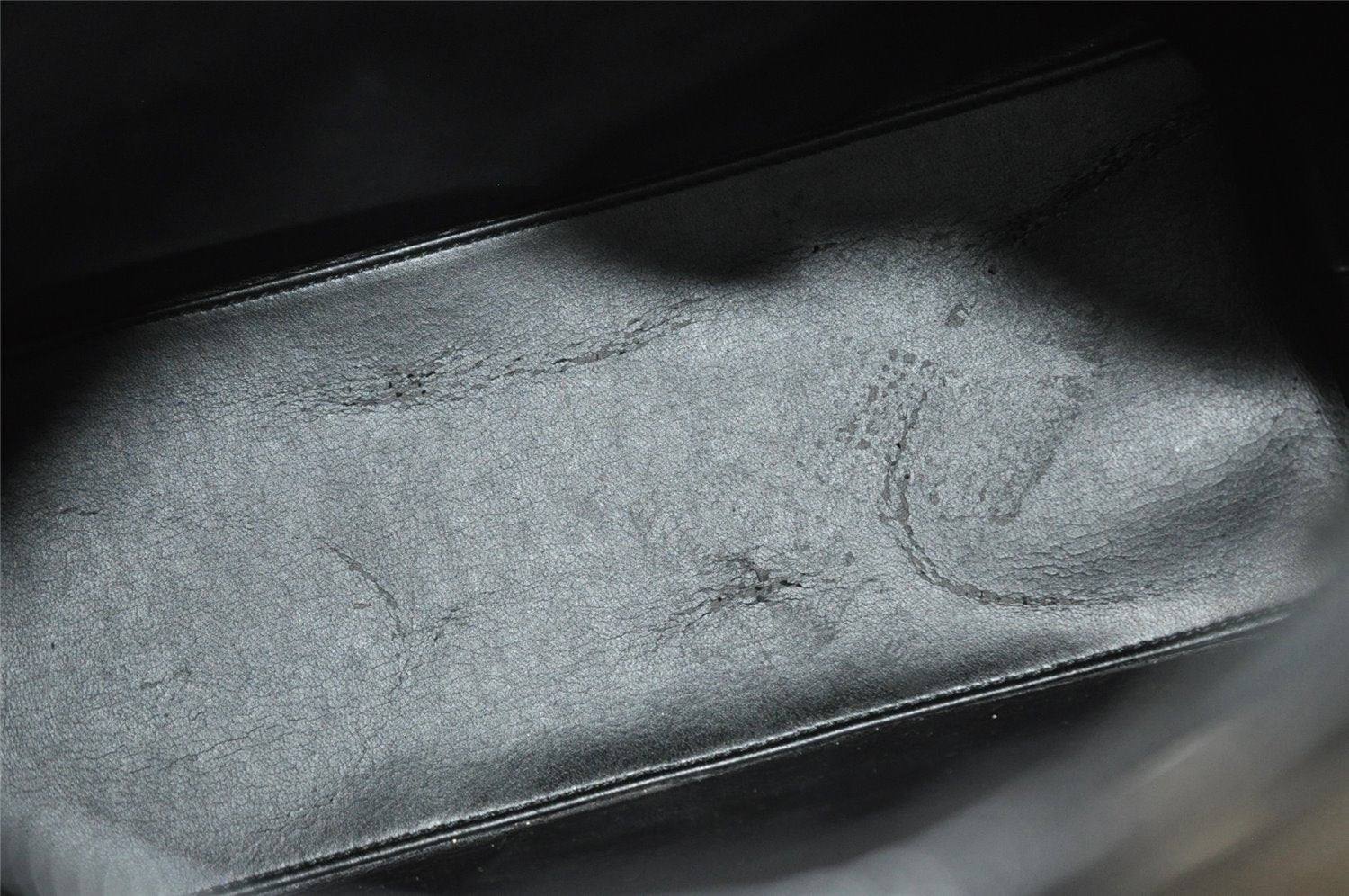 Authentic GUCCI Bamboo Shoulder Hand Bag Purse Leather 0013006 Black 2787I