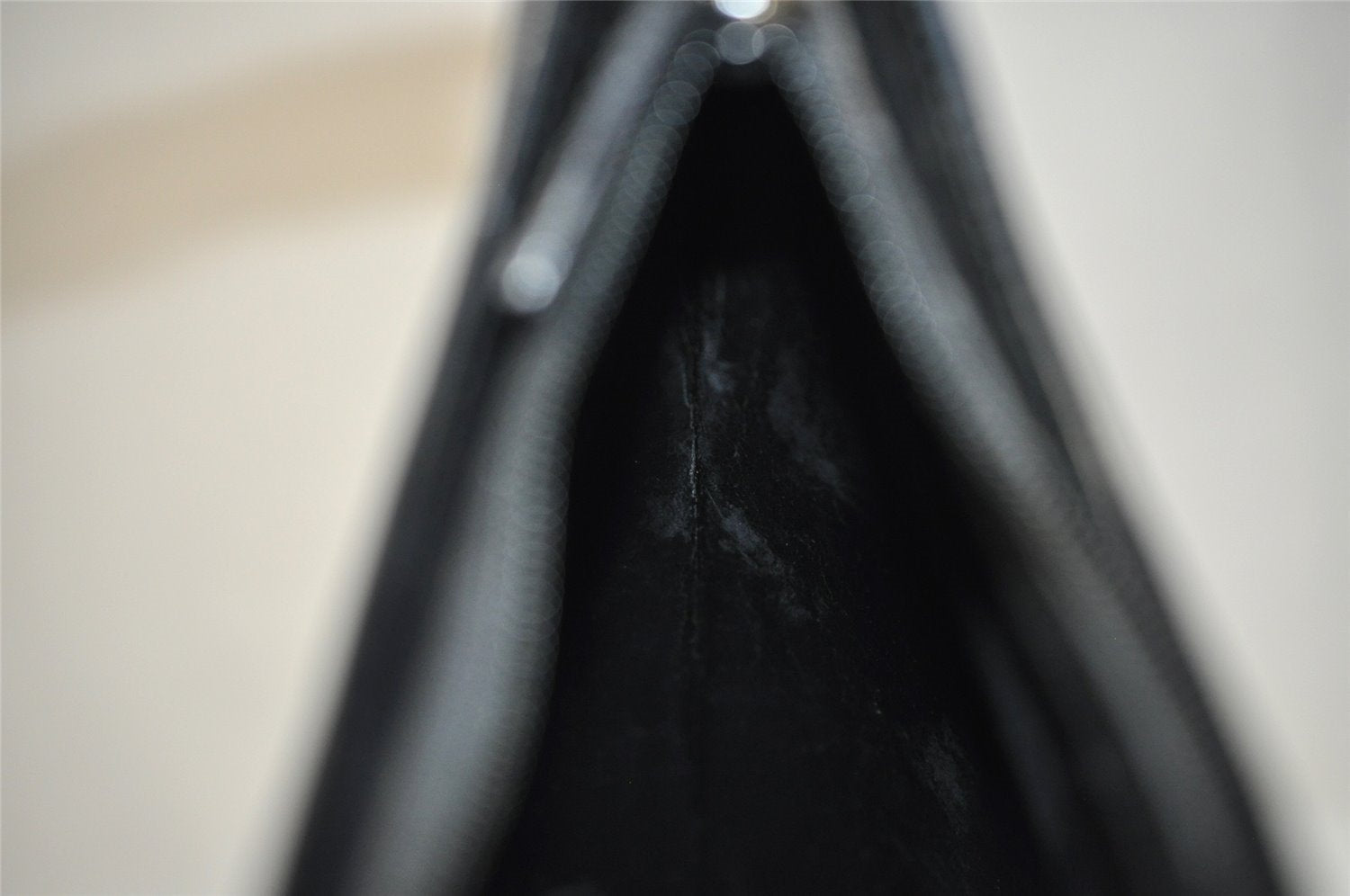 Authentic GUCCI Bamboo Shoulder Hand Bag Purse Leather 0013006 Black 2787I