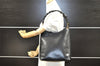 Authentic GUCCI Bamboo Shoulder Hand Bag Purse Leather 0013006 Black 2787I