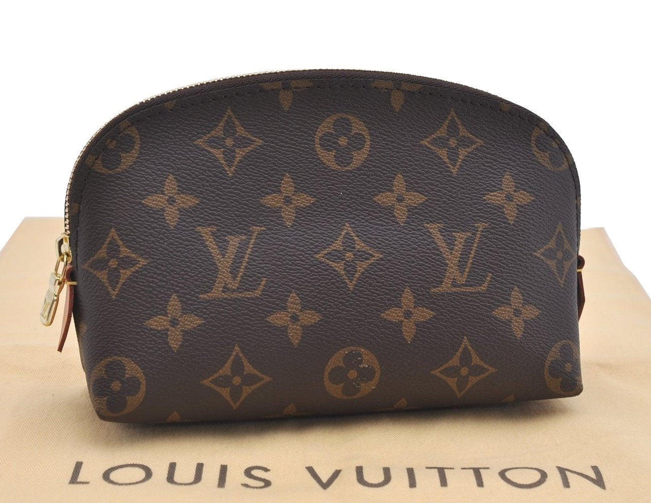 Authentic Louis Vuitton Monogram Pochette Cosmetic Pouch M47515 LV 2787J