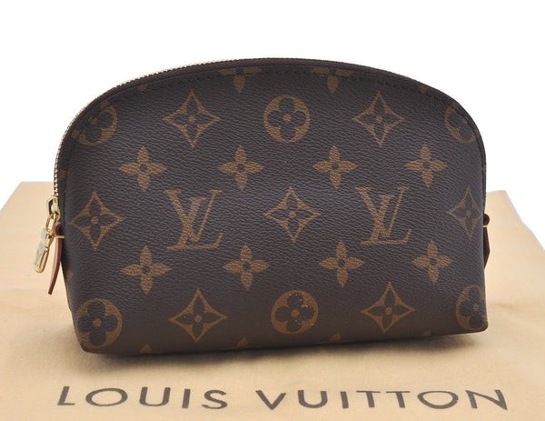 Authentic Louis Vuitton Monogram Pochette Cosmetic Pouch M47515 LV 2787J