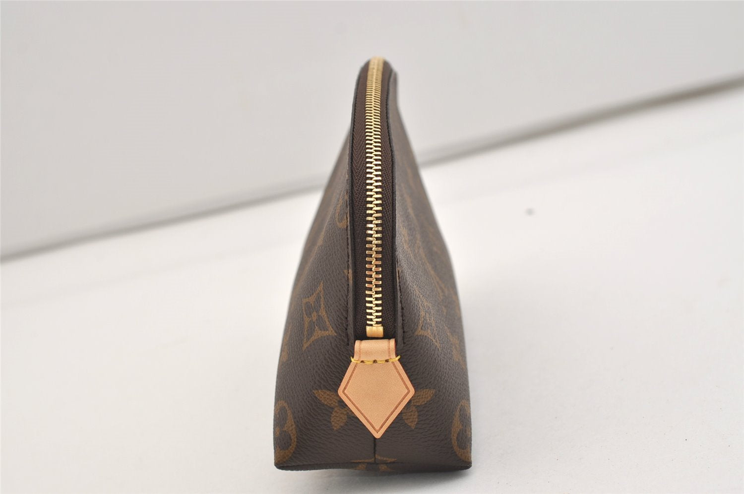 Authentic Louis Vuitton Monogram Pochette Cosmetic Pouch M47515 LV 2787J