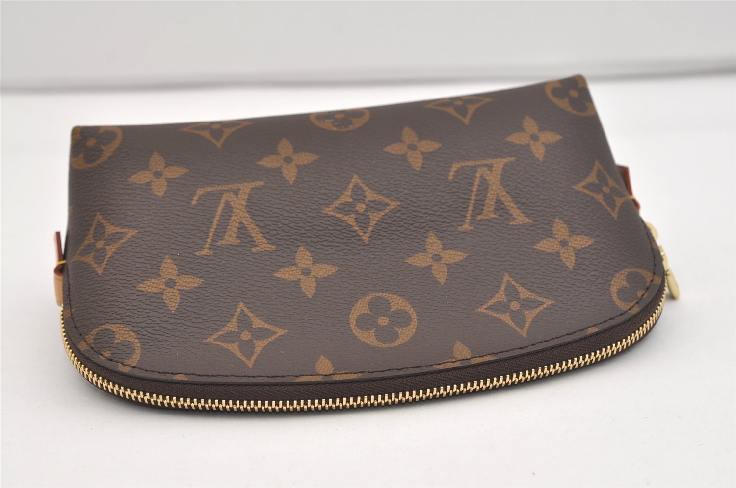 Authentic Louis Vuitton Monogram Pochette Cosmetic Pouch M47515 LV 2787J