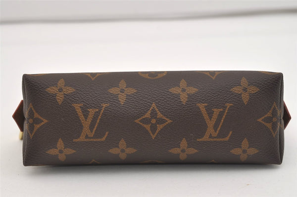 Authentic Louis Vuitton Monogram Pochette Cosmetic Pouch M47515 LV 2787J