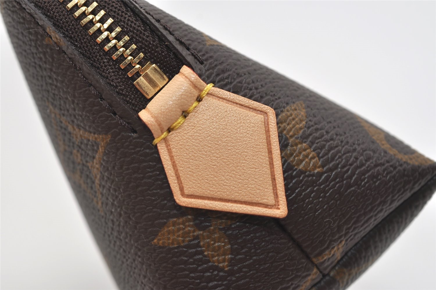 Authentic Louis Vuitton Monogram Pochette Cosmetic Pouch M47515 LV 2787J