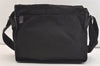 Authentic PRADA Nylon Tessuto Saffiano Leather Shoulder Bag V158X Black 2787K