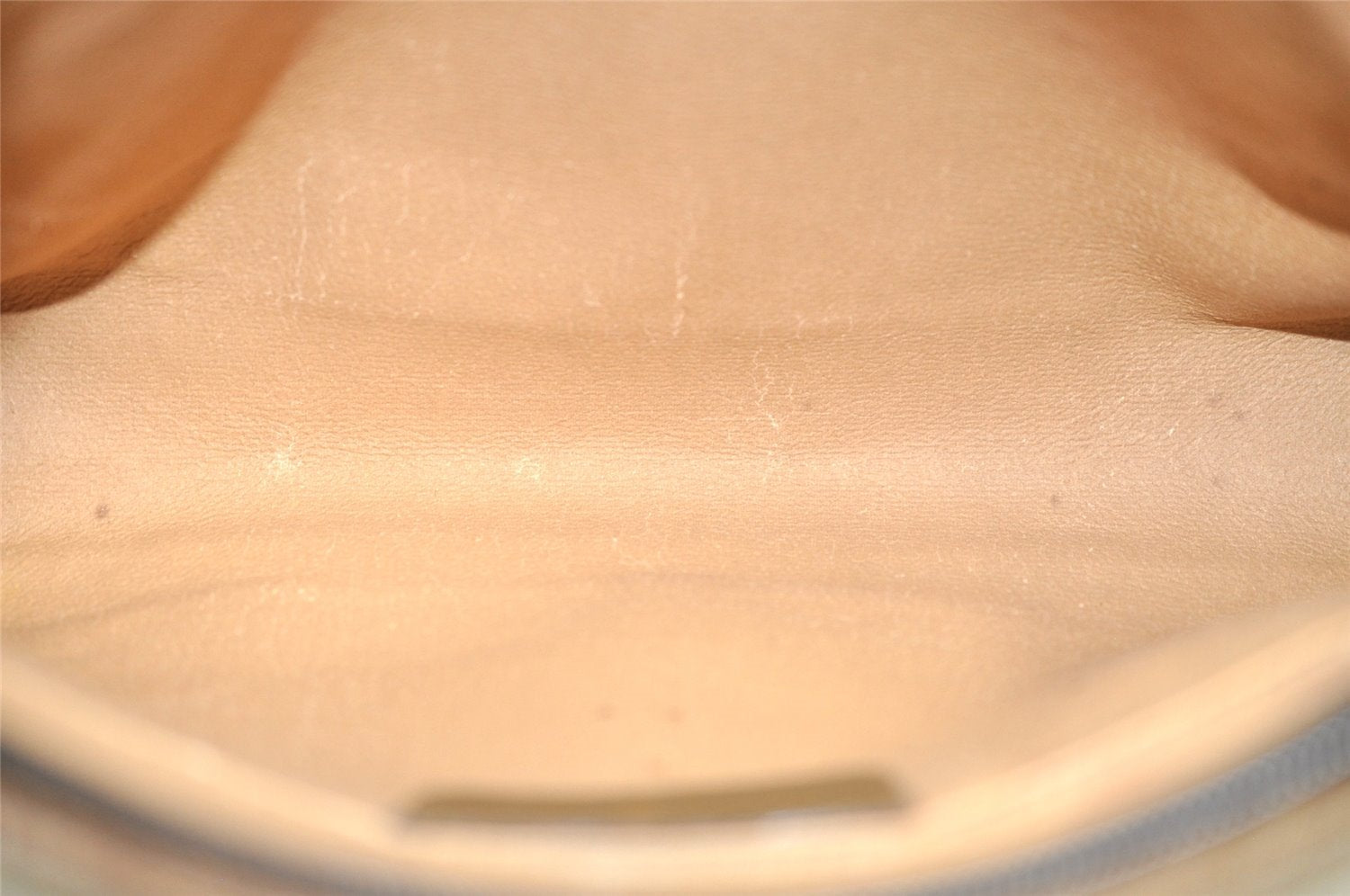 Authentic GUCCI Vintage Clutch Hand Bag Purse GG PVC Leather Brown 2788J